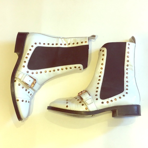 Opening Ceremony Shoes - Opening Ceremony Luxor White Ankle Boot